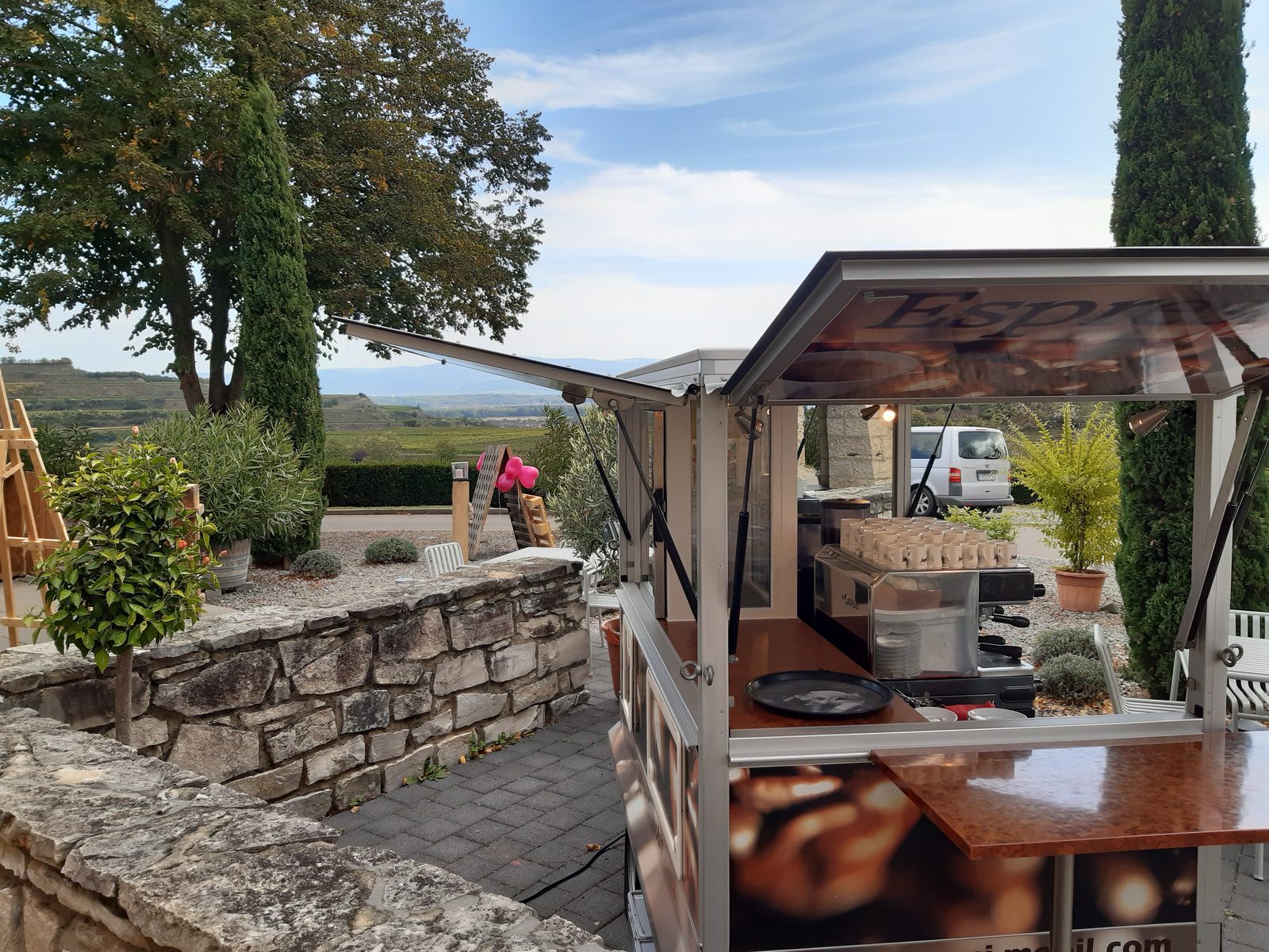 Kaffee-Catering auf Firmenevent