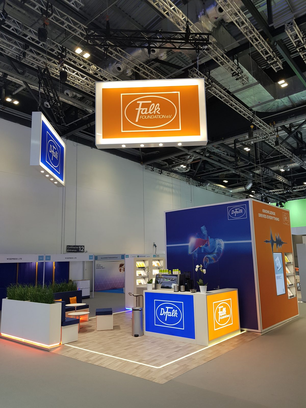 Espressi-Mobil auf Messestand